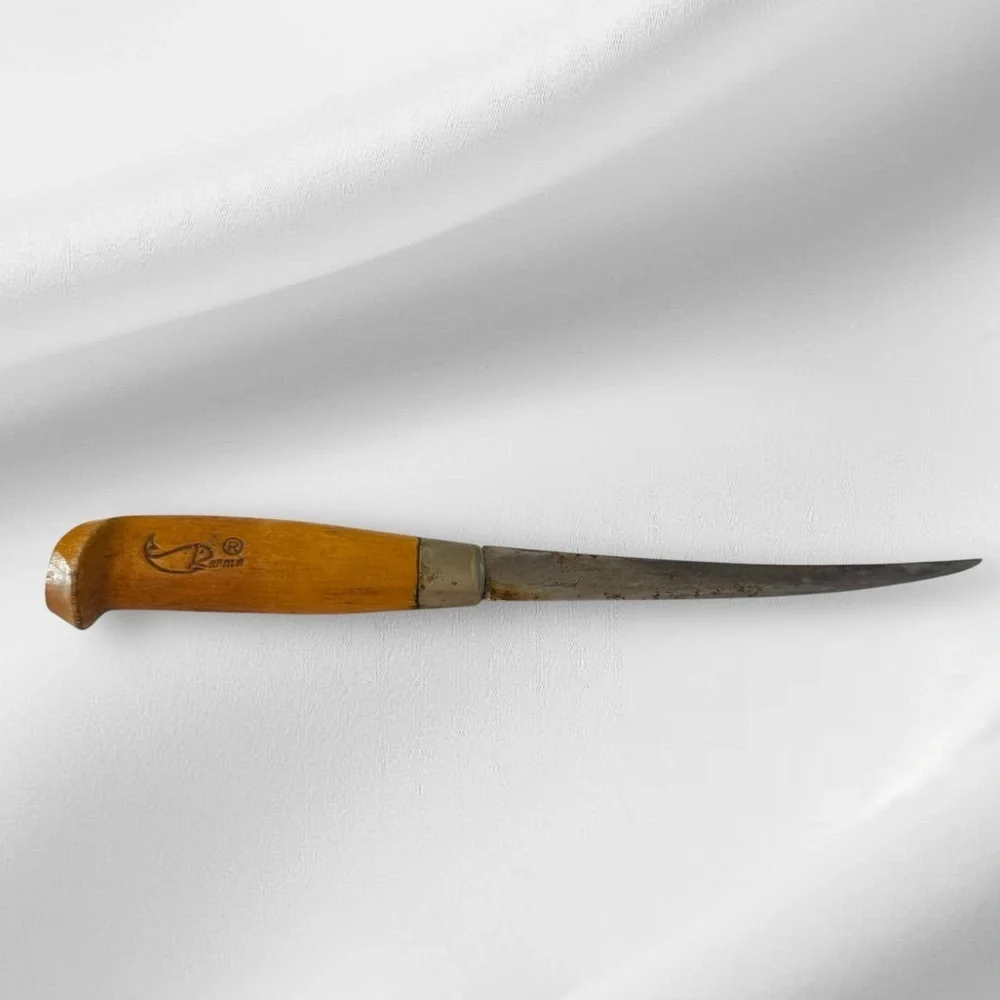 Vintage‎ Marttiini Rovaniemi Finland Knife Fish Fillet Rapala Leather Case